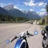 Motorcycle Road cochrane-to-lake-louise- photo